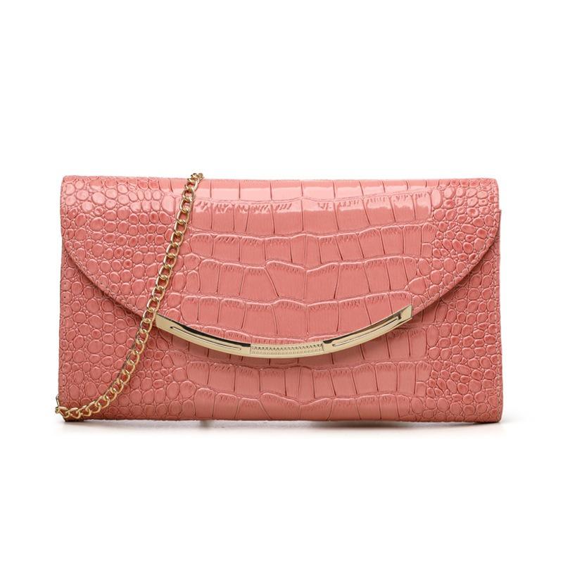 O geantă de seară tip clutch scurtă la modă cu compartimente multiple și un portmoneu pentru monede