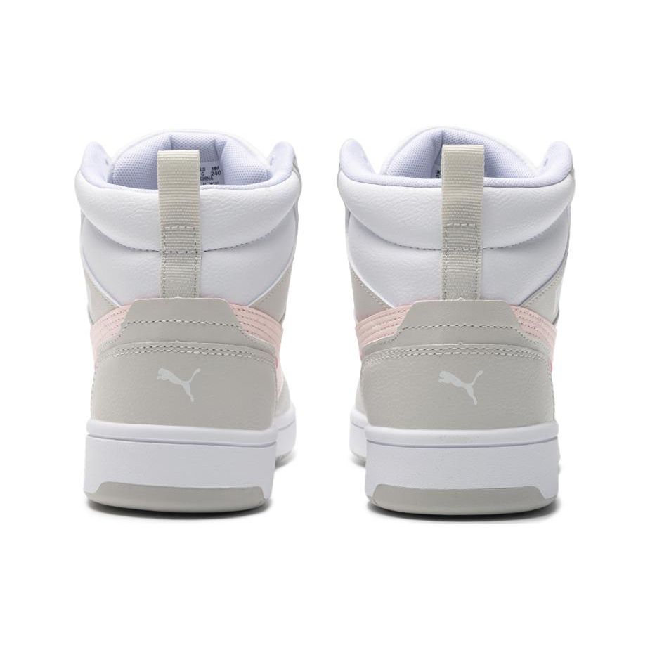 Puma Rebound V6 Comfortable Mid-Top Sneakers Unisex Sneakers Puma-White Ice-Pink Dark-Gray 392326-07