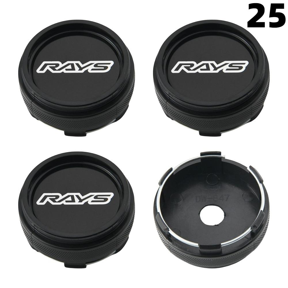 1 Zestaw/4 Szt. Średnica Zewnętrzna 66 MM / Średnica Wewnętrzna 62 MM Kołpaki Felg RAYS VOLK VR GRAM Logo Kołpak Środkowy Koła Pokrywa Koła Kołpaki Piasty Akcesoria do Opon Samochodów Sportowych
