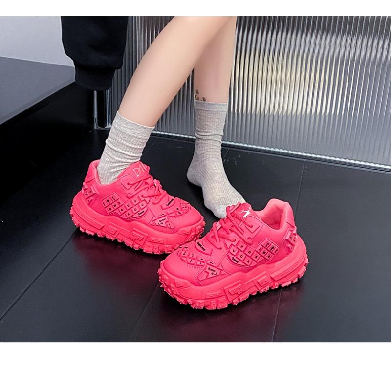 New Women Classic Casual Shoes Chunky Platform Sneakers Height Increasing Dad Shoes Comfortable Athletic Walking Shoes