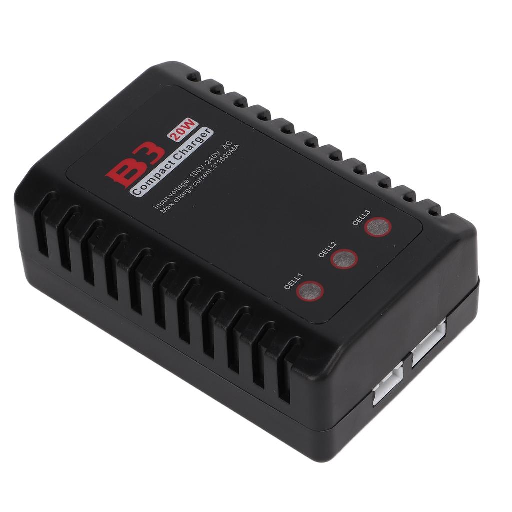 HotRC B3 Balance Charger Efficient Heat Dissipation Auto Power Off HotRC B3 Lipo Battery Charger
