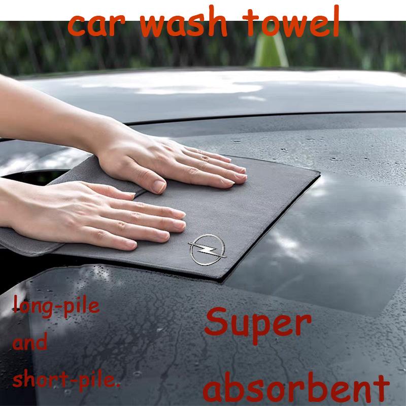 Car wash towel auto Cleaning Cloth Detailing Kit Grille For Opel Astra H G J Insignia Mokka Zafira Corsa Vectra C D Antara Monza
