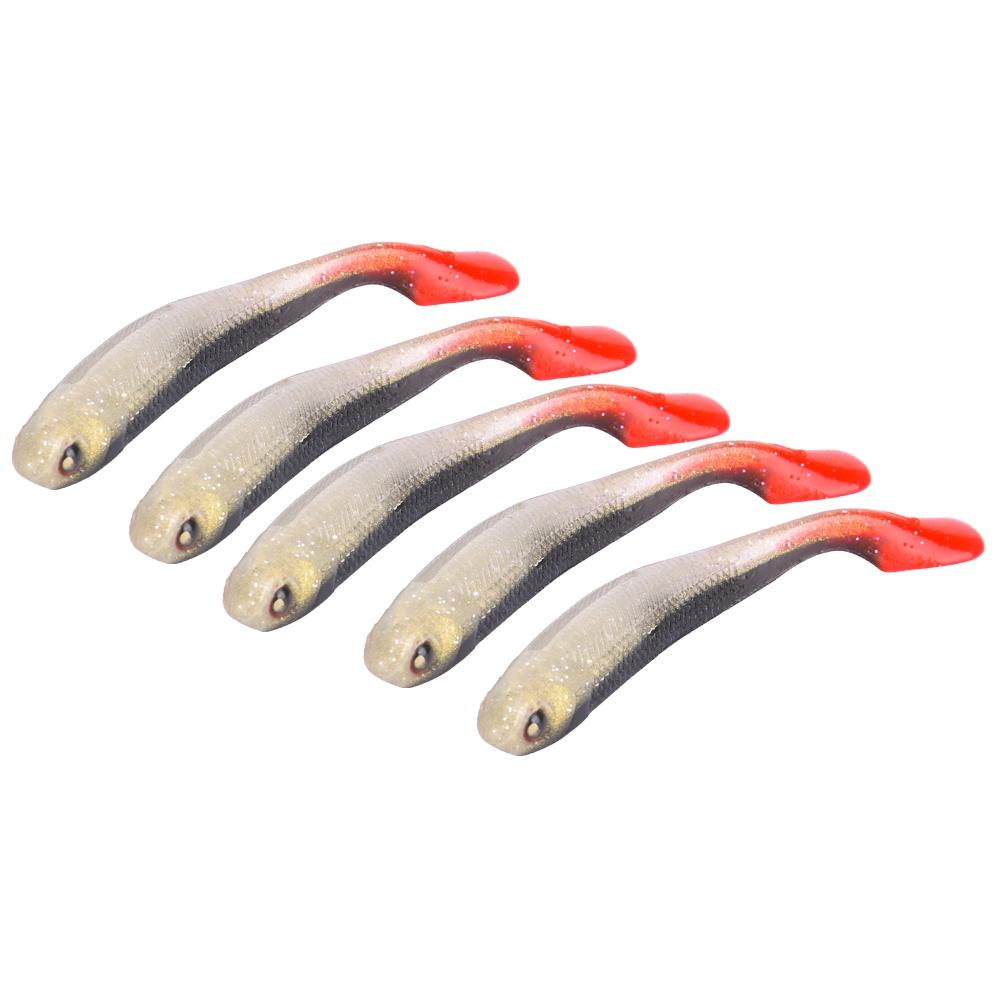 10 STÜCKE 7,5 cm 3,4 g Silikon Künstlich 3D Augen Lebensechter Swimbait Weiche Angelköder Köder Angelgerät Zubehör1#