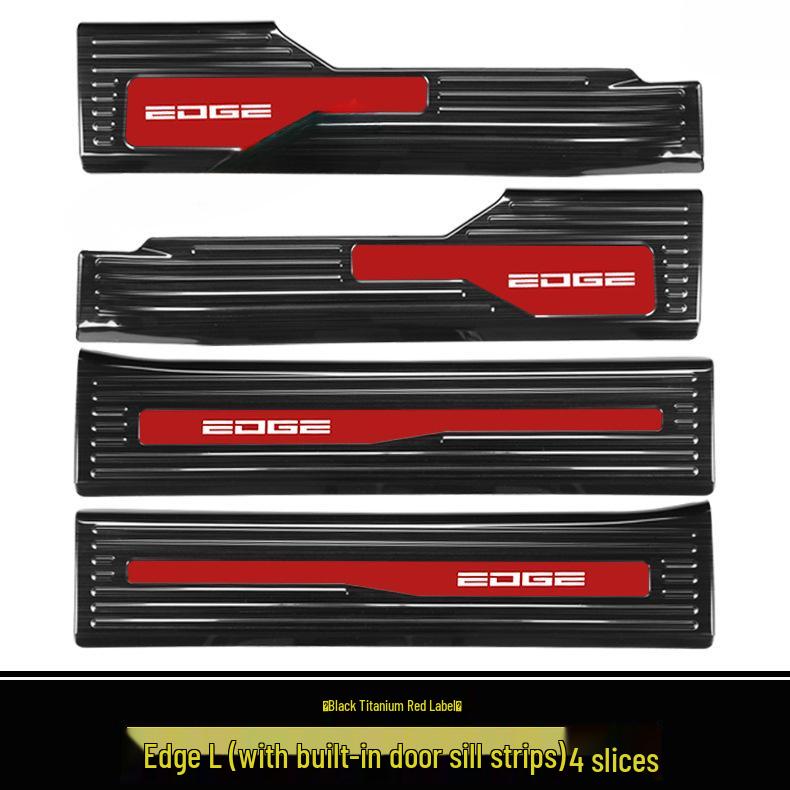 2023-2025 Ford Edge L: Door Sill Strips, Welcome Pedals, Stainless Steel Trunk Protector, Decorative Stickers