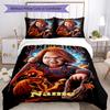 3pcs Custom Name Chucky Bedding Set Duvet Cover Closure Includes 1 Duvet Cover & 2 Pillowcases, Soft and Comfortable for All Seasons.