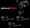 LIVRE 11401 SB B Series with PT35B Shimano All 60-65 knob, Left-Handed, Black, SBA-66SL-KB35