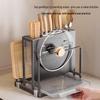 DANLE Stainless Steel Multi-functional Knife Holder & Storage Rack