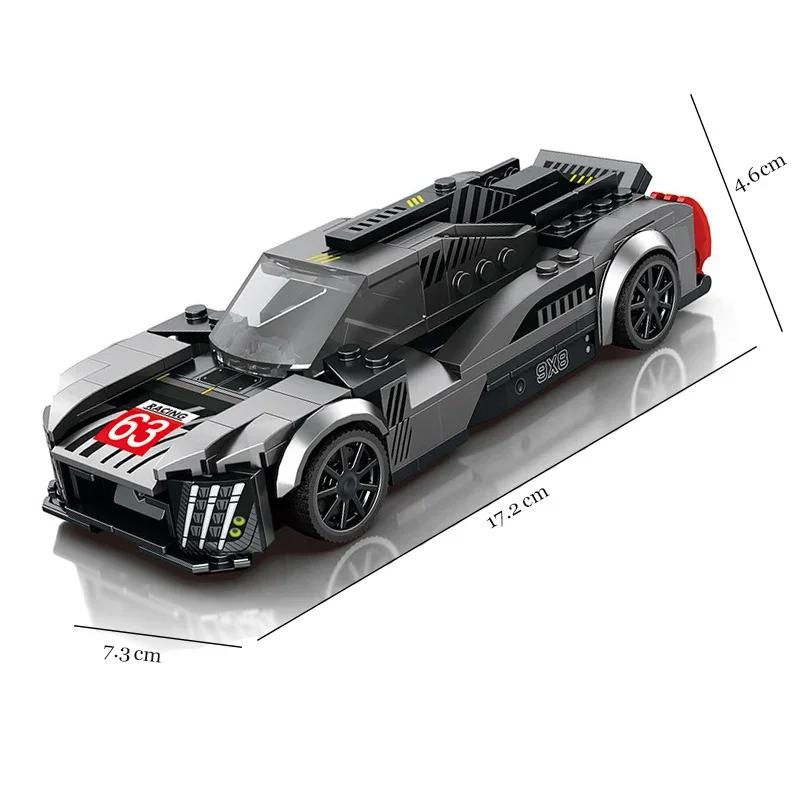 Speed Car Series Vehicle Building Blocks Supercar Set Racing Sports Car Classic MOC Model Bricks DIY Toy Kid Holiday Gifts