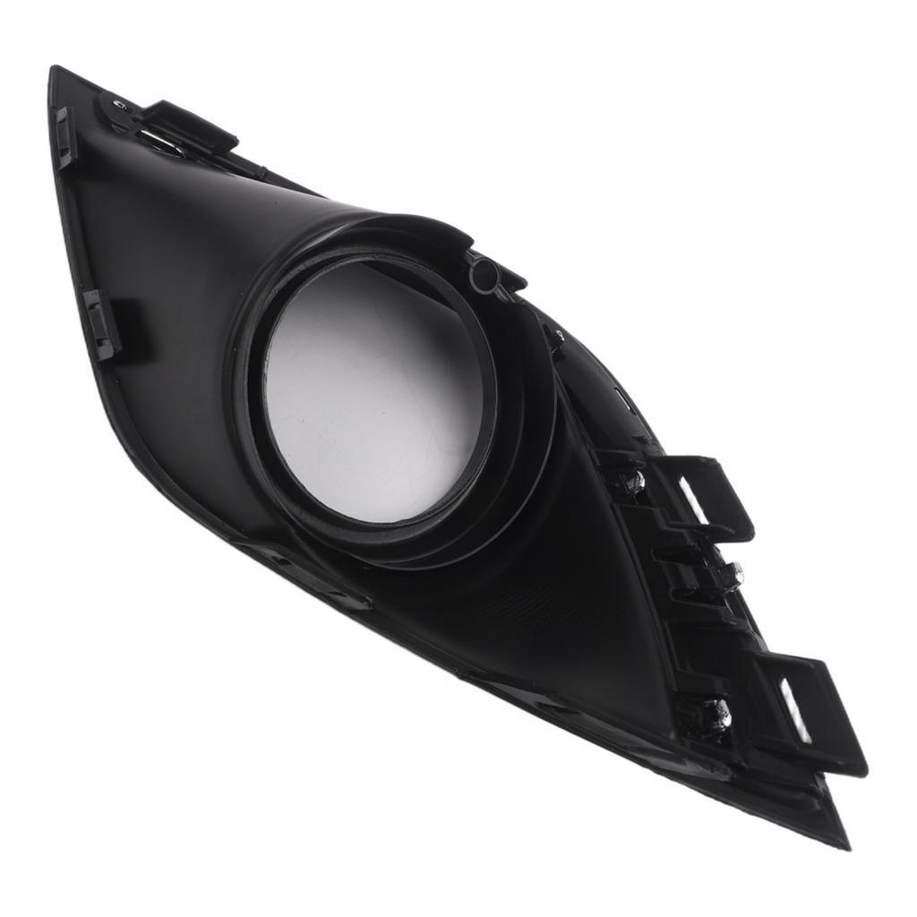 Fog Light Cover Front Bumper Pair Black Chrome Fog Light Lamp Frame Cover