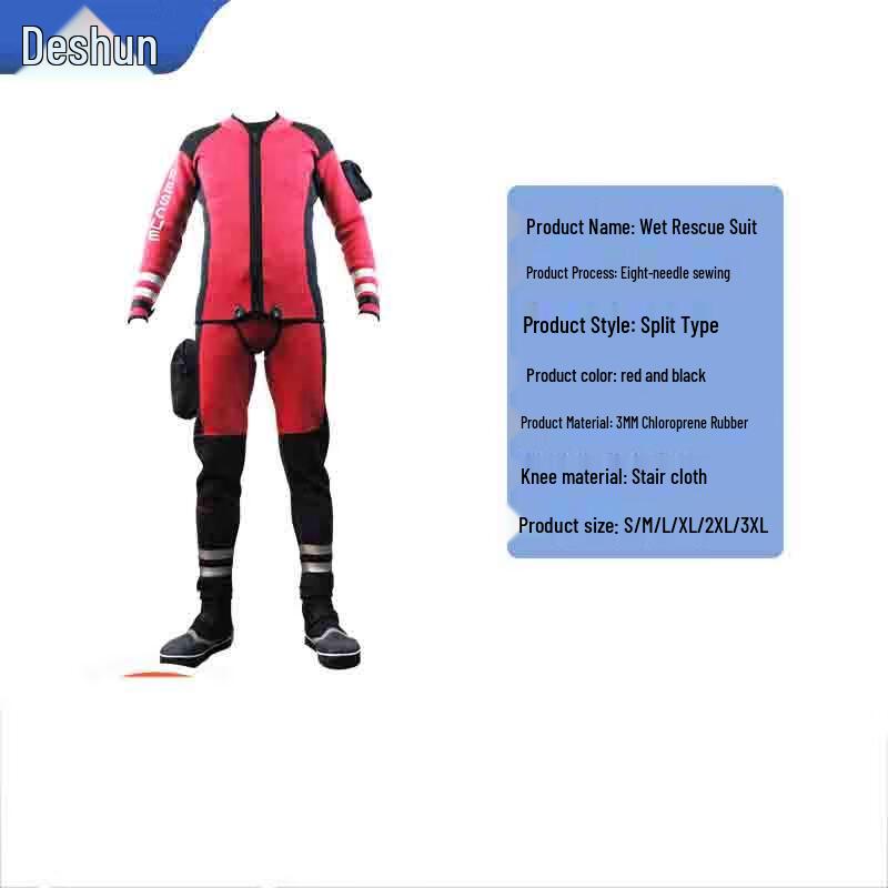 OLOMM Professional Two-Piece Diving Rescue Wetsuit Size 1