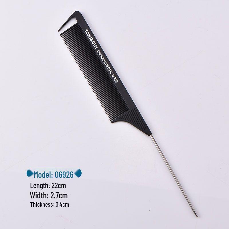 Cross-Border Highlighting and Styling Comb with Steel Pin Tail - Barber Hairdressing Tool