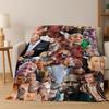 Strong The Rock Dwayne Johnson Art Flannel Blanket,Cozy Soft Throw Blanket for Home Bedroom Bed Sofa Picnic Office Cover Gift