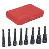 15Pcss Power Nut Driver Drill Bit Set Hex Socket Adapter Bolt Driver Repairing Tool Kit Suitable for Quick Changes