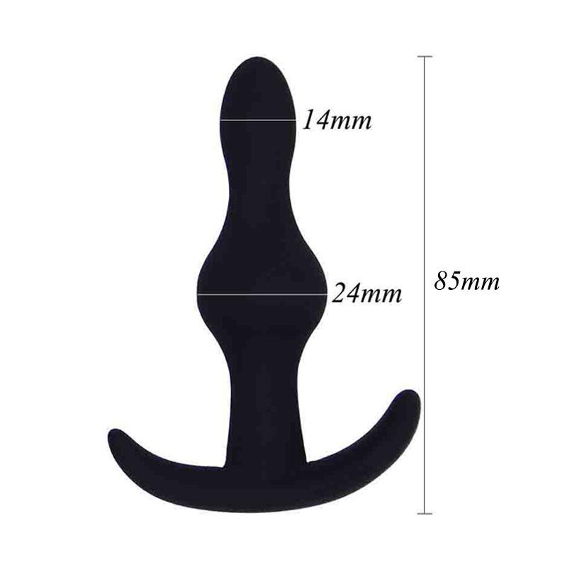 Soft Anal Dildo Butt Plug Prostate Massager Adult Gay Phalluses Anal Plug Beads G-spot Erotic Sex Toys For Men Women
