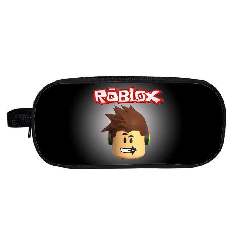 Roblox Double-Layer Pencil Case for School Students - Cartoon Fashion Stationery Box