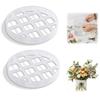 1/2Pcs Silicone Silicone Flower Arranging Grid Stretchable Washable Reusable Flower Arranger Stretchable Structure Translucent