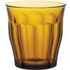 Duralex PICARDIE AMBER Glass 310 Ml Orange Set of 6