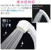 GAONA Shower Head Stop water easy to water low water pressure (Jet flow, clean, 30% saving, compatible, white) GA-FC030