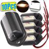 12-24V Universal Truck RV Trailer Tail License Plate White Side Lamp Bulbs 6LED Car License Number Plate Lights Waterproof