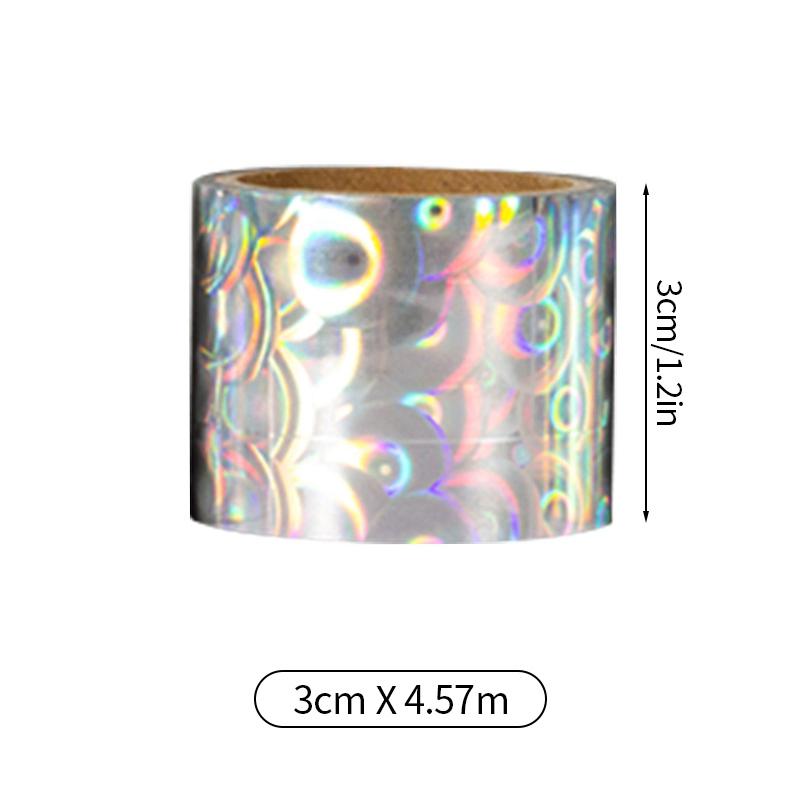 50/80M Laser Anti Bird Repellent Ribbon Double Sided Reflective Tape Outdoor Gardening Bird Catcher Tools Bird Pest Control