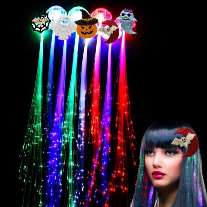 Led Hair Chains For Braids Hair Accessories Braid Luminous Braiding Hair Led Hair Lights Fiber Optic Hair Headpiece