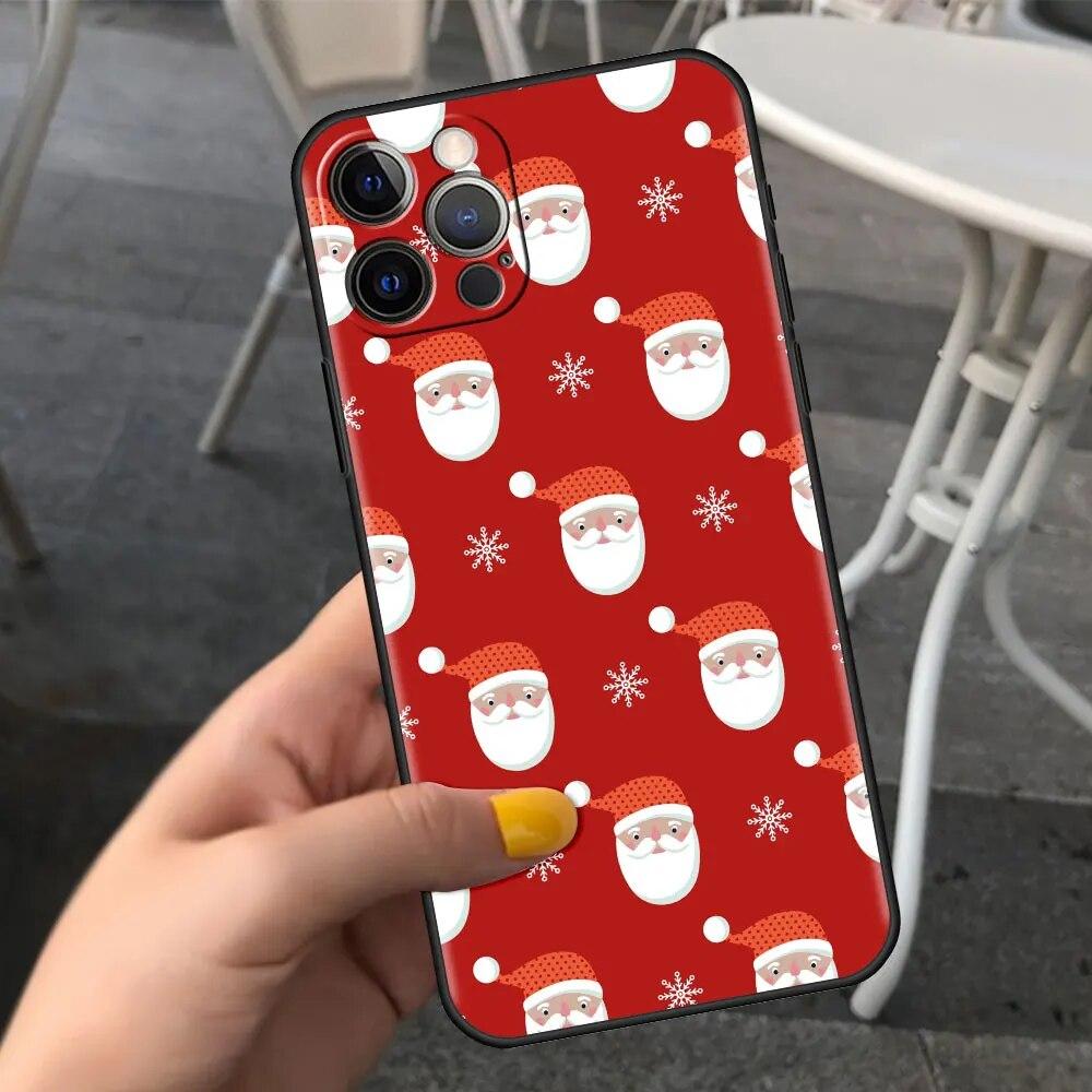 

Рождественский чехол с рисунком мультфильма для iPhone Samsung Galaxy Redmi Xiaomi Oppo OnePlus Note SA 7 8 9 10 11 12 13 14 20 21 22 23 53 54 Pro Max Plus Ultra iPhone 6 or 6S