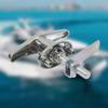 Set Of 2 Rotatable T Handle Locks For Automotive Marine And Industrial Use Strong Metal Material