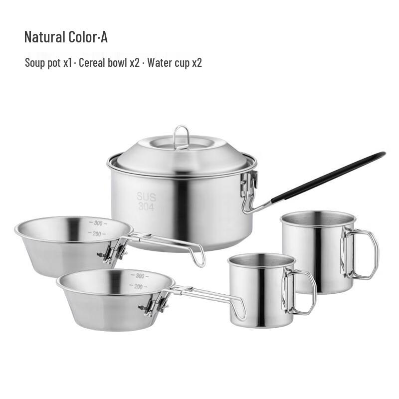 OEING 304 Stainless Steel Camping Sierra Bowl One Size