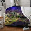 City Stormy Skies Blanket Soft Throw Blanket For Home Bedroom Bed Sofa Travel Office Solid Christmas Blanket