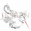 31370464 31431046 Rear Exhaust GAS Temperature Sensor Fit For Volvo S60 01-10 V70 MK2 2001-2008 XC70 2005-2007 XC90 09-14 2.4 D