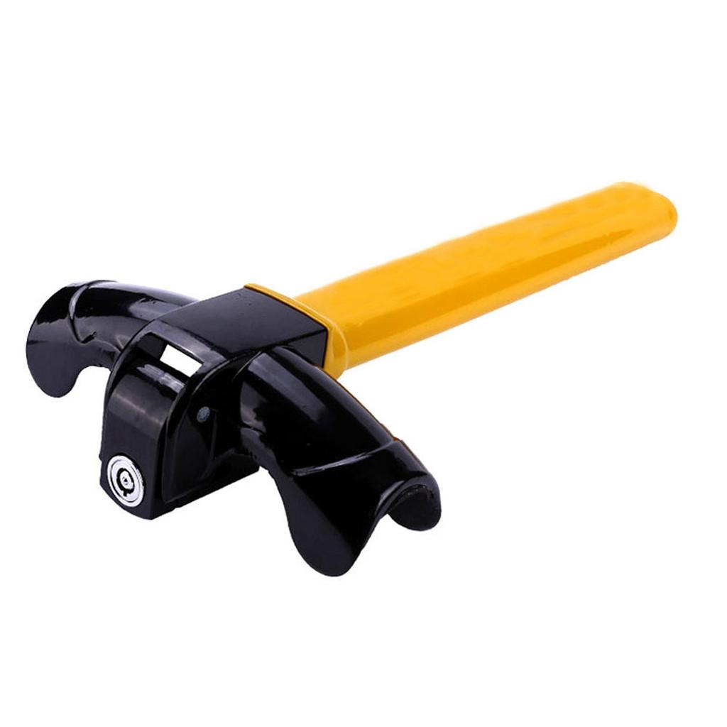 Car Steering Wheel Lock Orange -Theft Clamp High Visibility Clamp for Suv Truck Universal Fit Car Lock