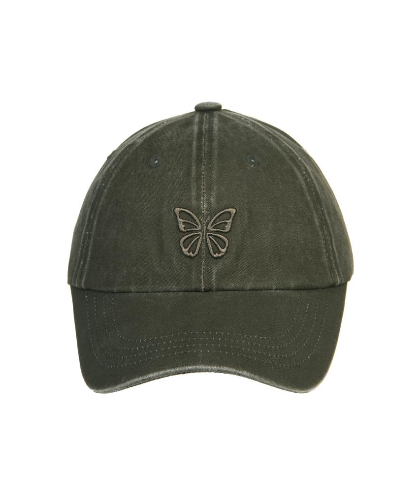 Nigaennikol Vintage Mini Butterfly Ball Cap_Khaki