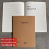 Large 16K/32K Thickened English Composition & Math Notebook for Middle School Students - Thread-Bound Cowhide Cover
