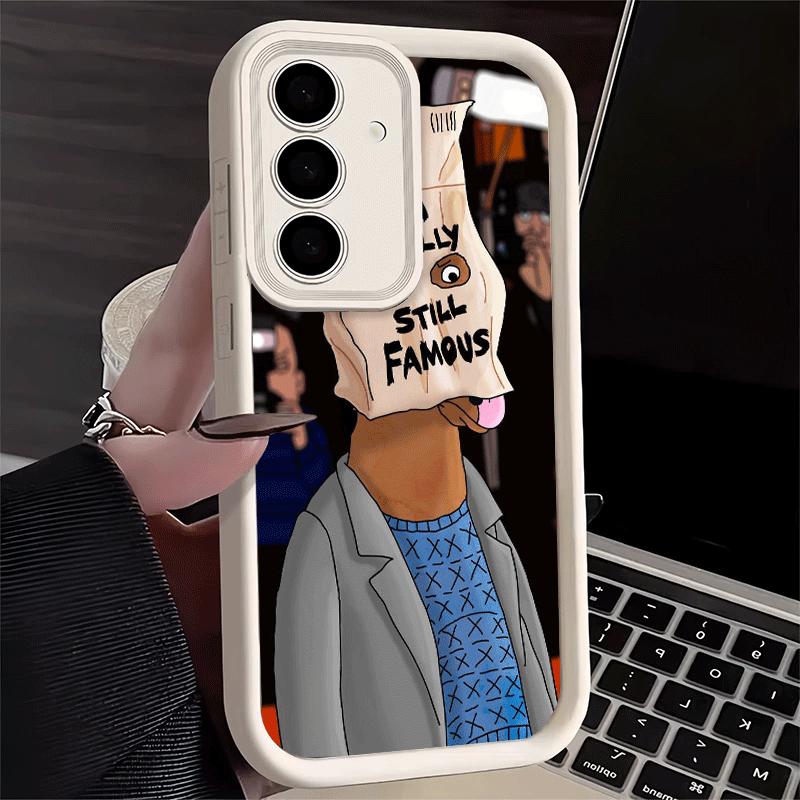 

Phone Case for Samsung Galaxy S26 S25 Ultra S24 FE B-BoJack H-Horseman Funny Shell S23 Plus S22 + S21 S20 5G Soft Silicone Funda Samsung S25