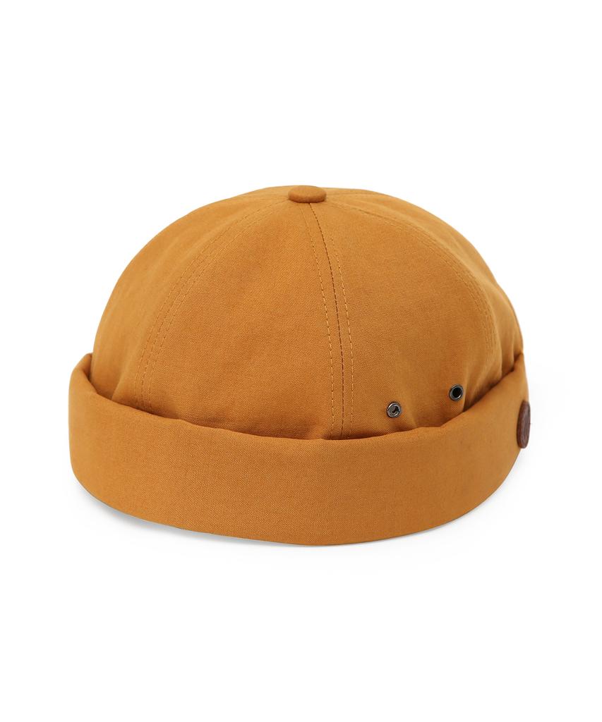 Eondeokeonteulol Vintage Cotton Brimless Cap Mold Cap / Vntg / Mustard