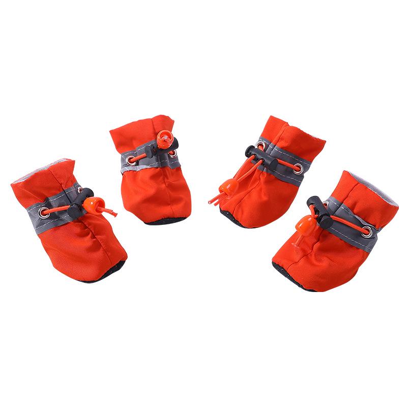 Adjustable Non-Slip Breathable Dog Shoes - Soft-Soled Pet Walking Boots for Outdoors & Rain