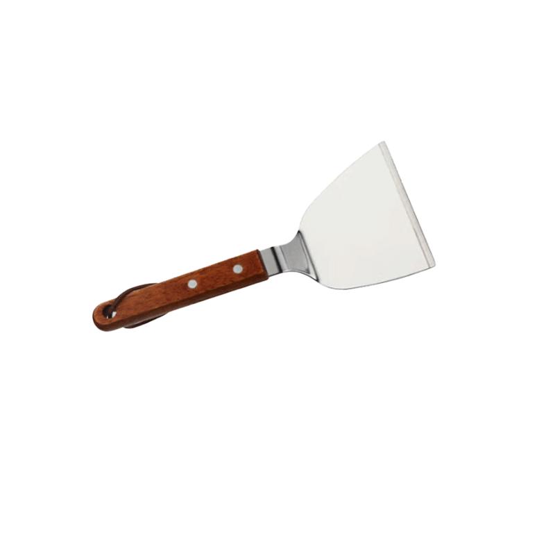 LIJIA KITCHENWARE Wooden Handle Stainless Steel Spatula Set