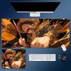 Cartoon ONE PIECE Leather Mouse Pad Large Monkey D. Luffy Roronoa Zoro Keyboard Pad Anime Peripheral Table Pad Non-slip Mouse Pad for Boys and Girls