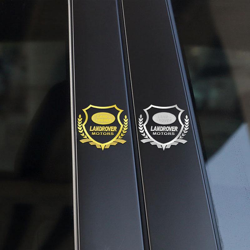 1Pcs Car Body 3D Stickers Wheat Ears Emblem Auto Decoration for Land Rover Range Rover Defender Freelander Discovery 1 2 3 Evoque Rover L322 L405