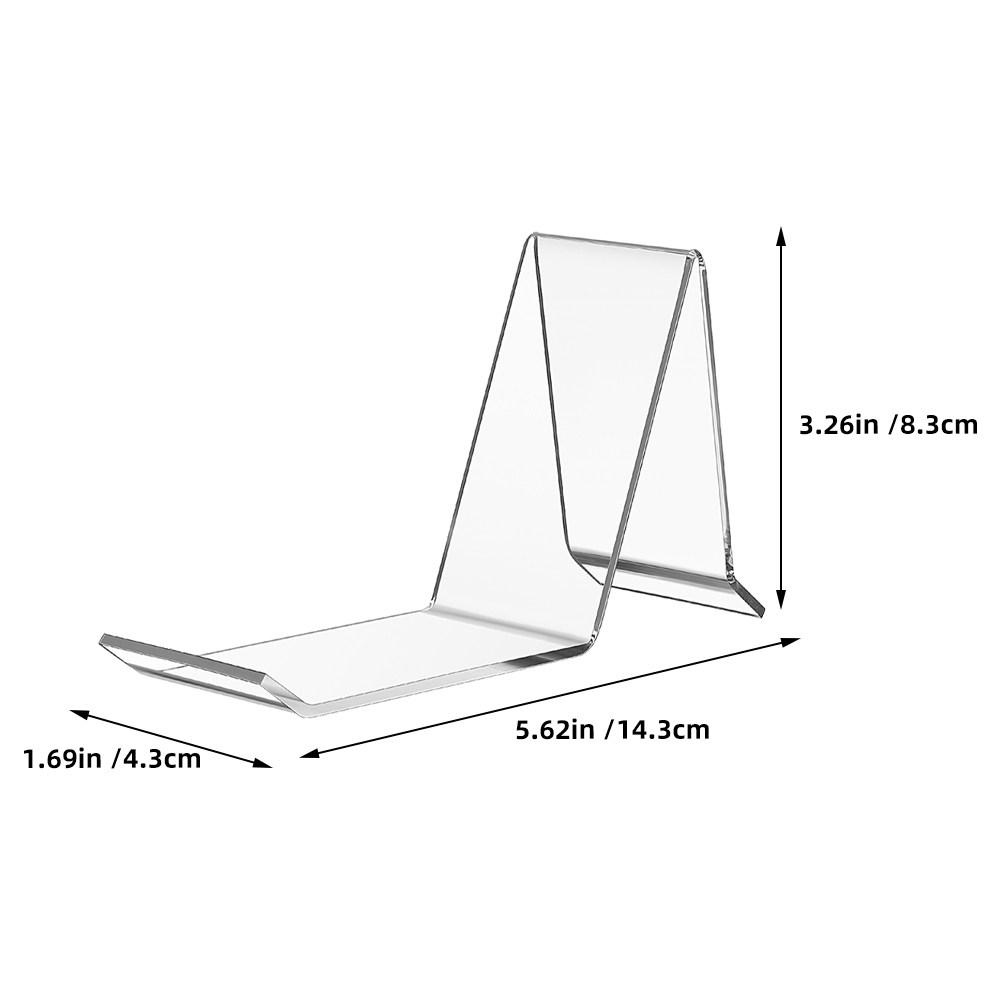 5Pcs Transparent Shoe Display Stand Acrylic Clear Single Shoe Holder Store Counter Organizer Cellphone Rack Digital Display