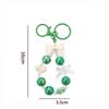 1Pcs Creative Little Fresh Candy Color Heart-Motif Cartoon Bow Beaded Phone Chain Functional Backpack Decor Gift For Girls