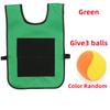 Sticky Jersey Outdoor Sports Toy Kindergarten Vest Sticky Ball Parent-Child Interaction Outdoor Play Throwing Toys For Children
