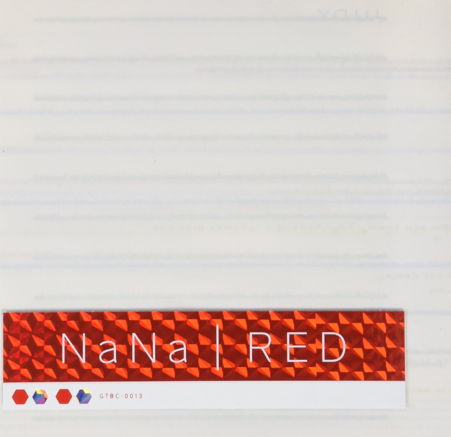 

CD NANA - RED GTBT0013 Japan Japanese Pop/Rock Used