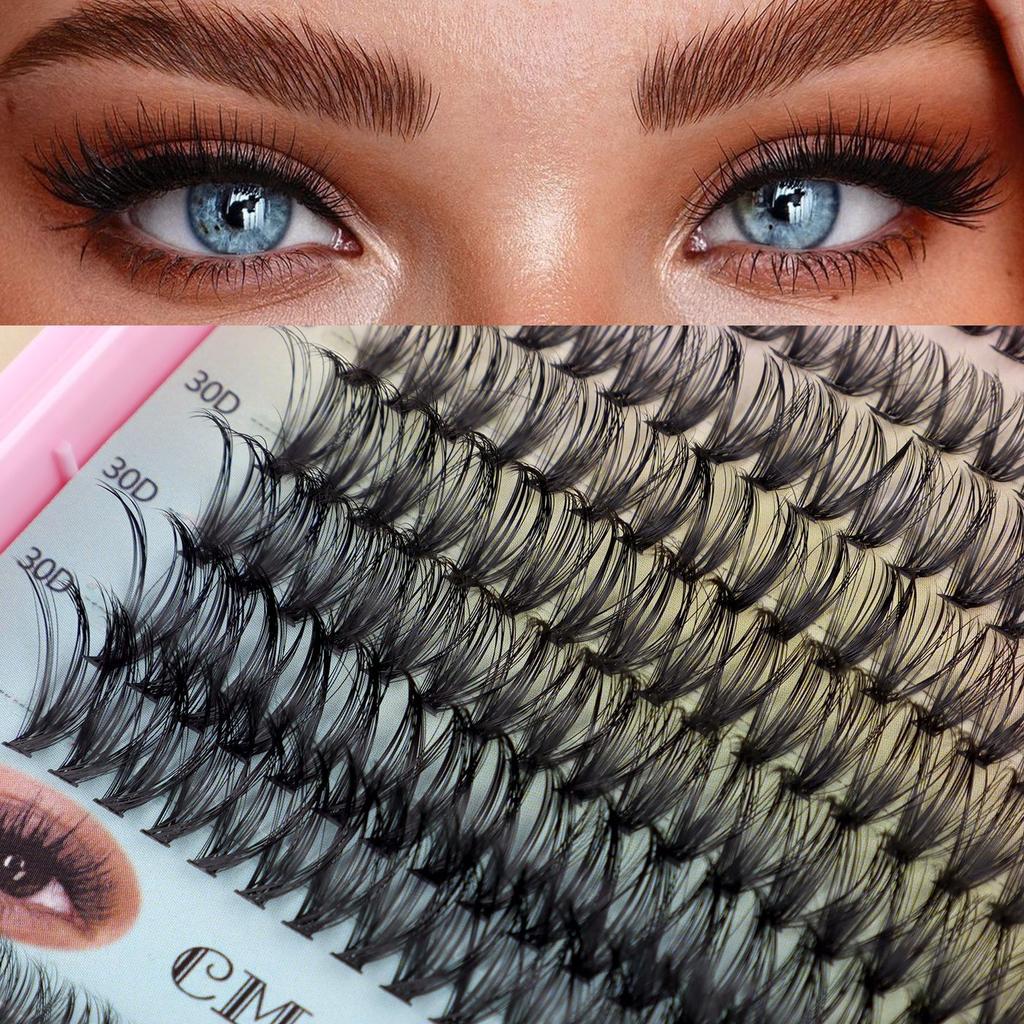 640 Tufts Diy Multi-Haired Eyelashes Book 10-16Mm Natural Thick D Song Segmented False Eyelash Set