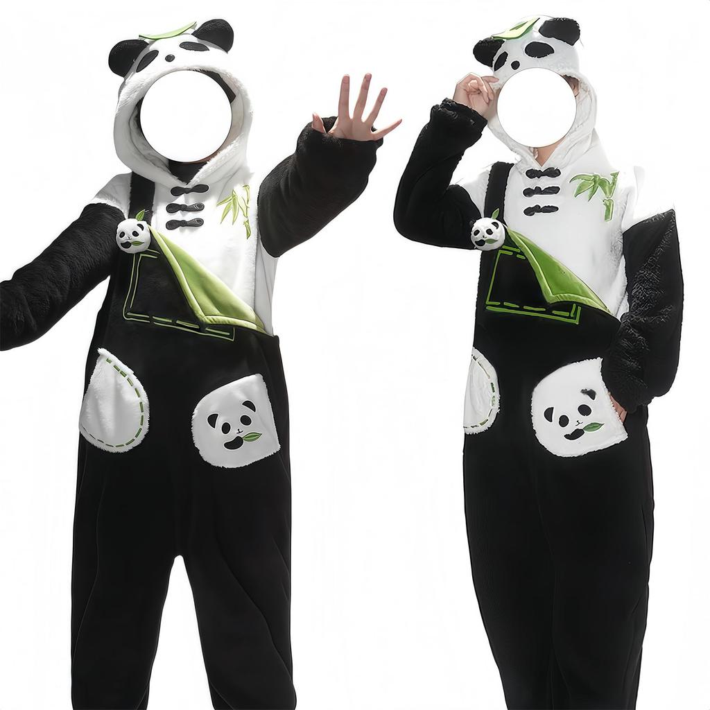 Koi To Miku Cosplay Protagonist Koi Miku Panda Pajama Popular Game Costume [NOKIJP] Costume, Seiya, Homura, Shin, Mahiru, Cosplay, Set, Loungewear,