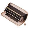 Italian LIFE Calfskin Leather Align Enamel Multicolor Long Wallet and Easy To Use Vertical Card Large Coin Pocket Day Gift Boxed [FRANCK ROSSINI]