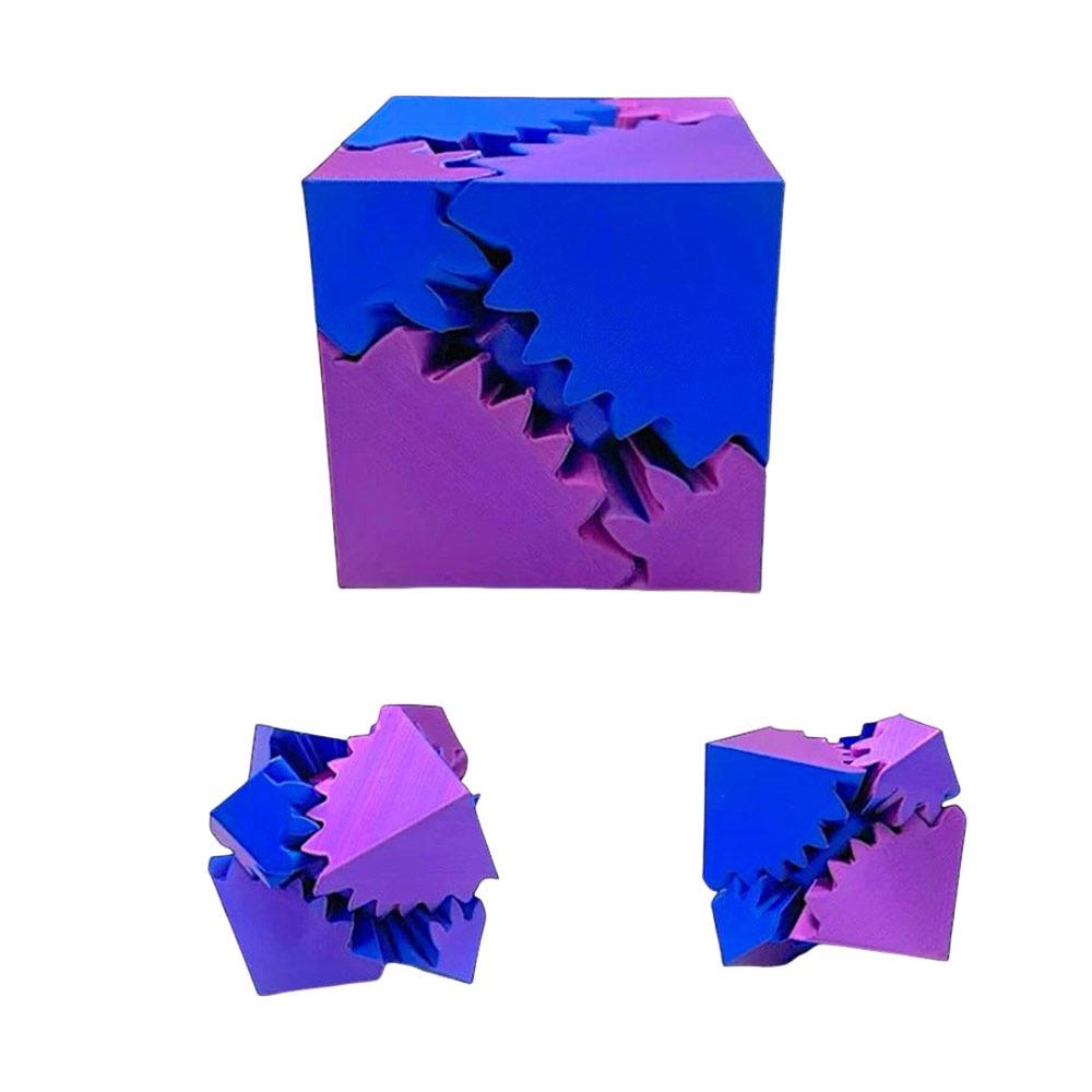 Fidget Toys 3D Printed Gear Ball Anxiety Relaxing Stress Ball New Spin Ball  for Adults Kids Gifts