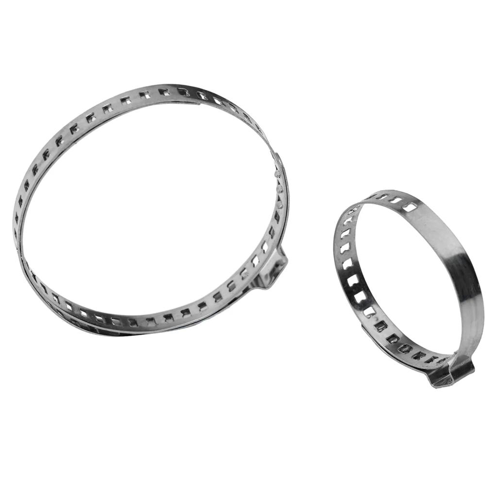 24 Stück CV-Manschettenklemmen Verstellbare Edelstahl-Antriebswellen-Achsgelenk-Klemmen für Gummi-CV-Gelenkmanschetten Ersatzteile