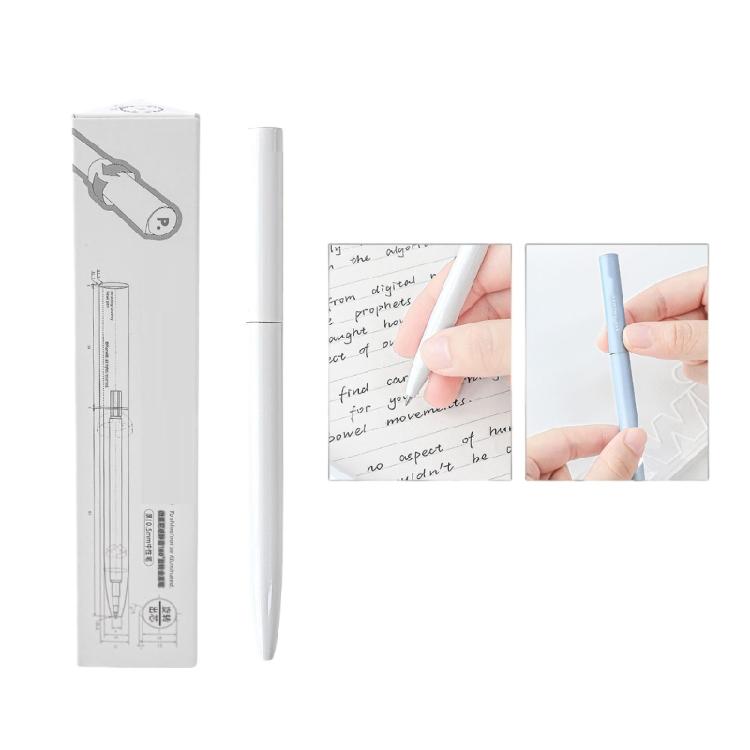 Sleek Office Grade Rotating Ballpoint Pen 0.5mm Metal Barrels Nighttime Utility