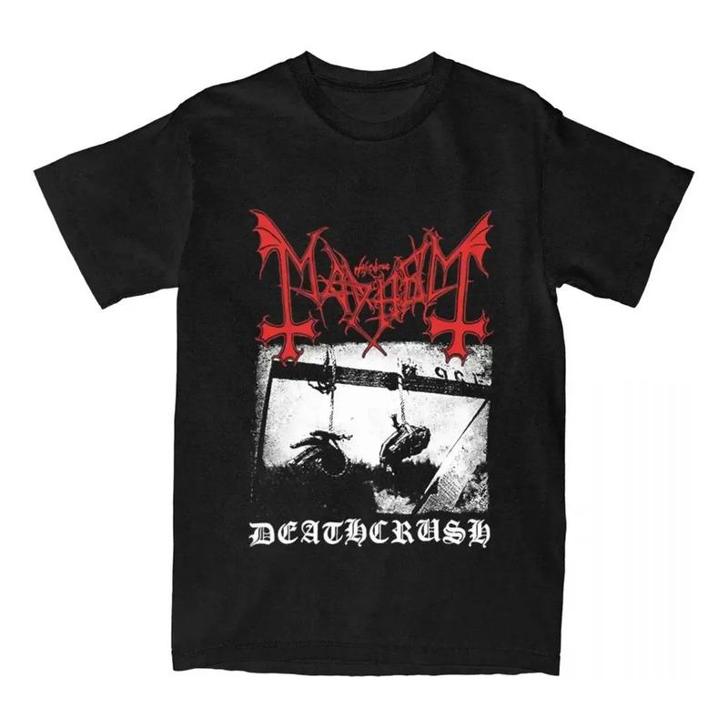 Camiseta Unisex Mayhem Deathcrush Euronymous Dead Varg S разноцветный